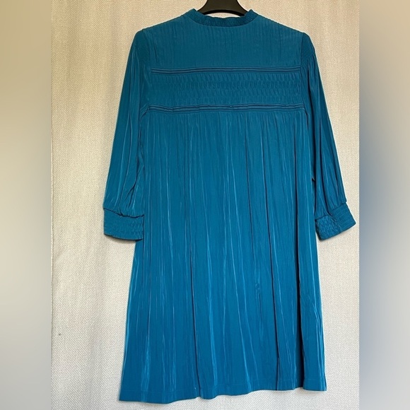 Chico’s Pintuck Popover Short Dress - Picture 7 of 8